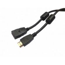 Conexion HDMI 19p macho-hembra. 2m.