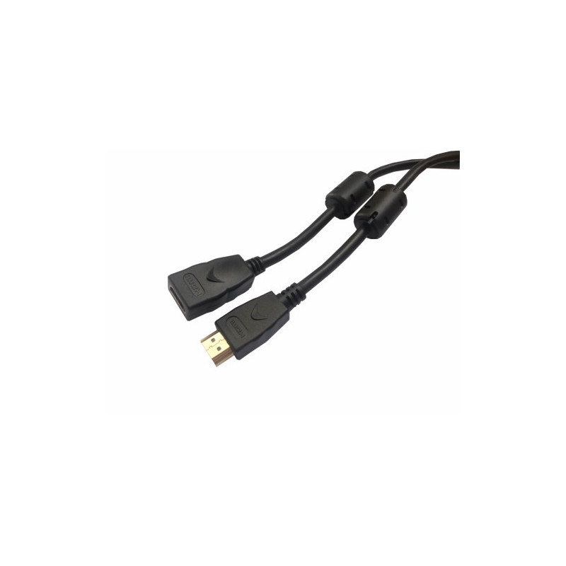 Conexion HDMI 19p macho-hembra. 2m.