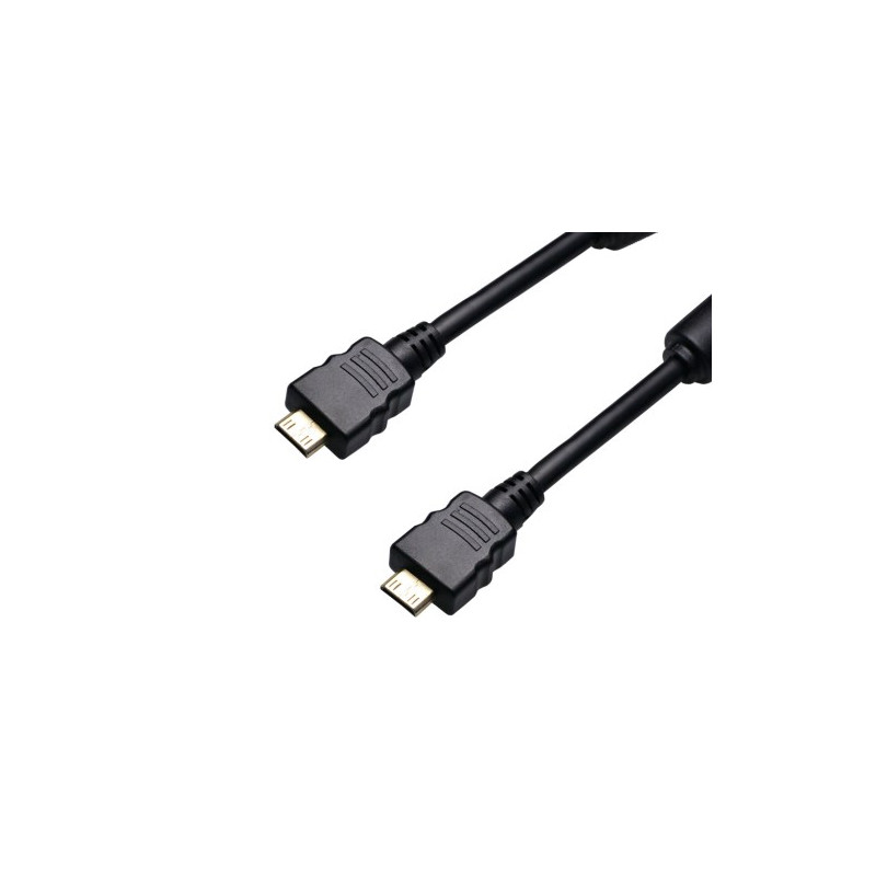 Conexión miniHDMI 19p Macho - Macho 2m AVALVA