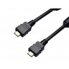 Conexión miniHDMI 19p Macho - Macho 2m AVALVA