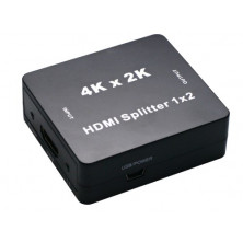 Distribuidor HDMI 1 Entrada 2 Salidas, soporta 4k, 2k, 3D AVALVA