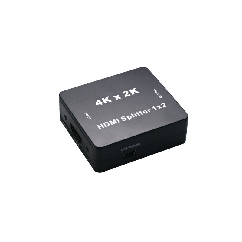 Distribuidor HDMI 1 Entrada 2 Salidas, soporta 4k, 2k, 3D AVALVA