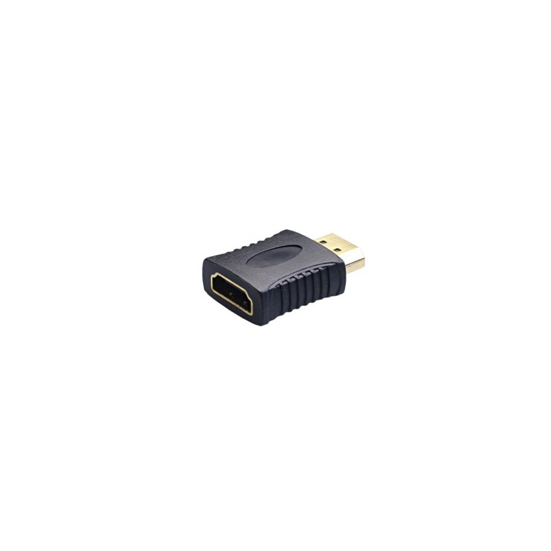 Adaptador HDMI macho-hembra recto AVALVA