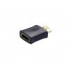 Adaptador HDMI macho-hembra recto AVALVA