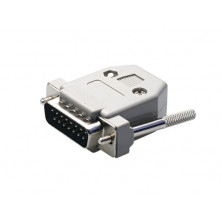 Carcasa plástico para sub-D 15c AVALVA