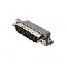 Conector Macho sub-D c/impreso 25c AVALVA