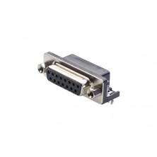 Conector Hembra sub-D c/impreso 15c AVALVA