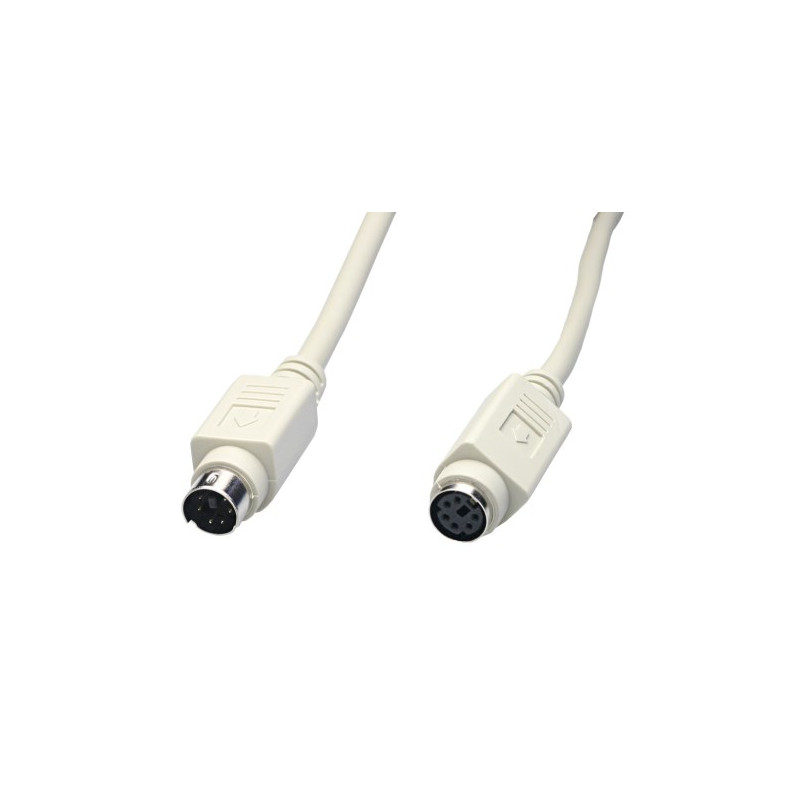 Conexión informática miniDIN 6P Macho - Hembra 2m AVALVA