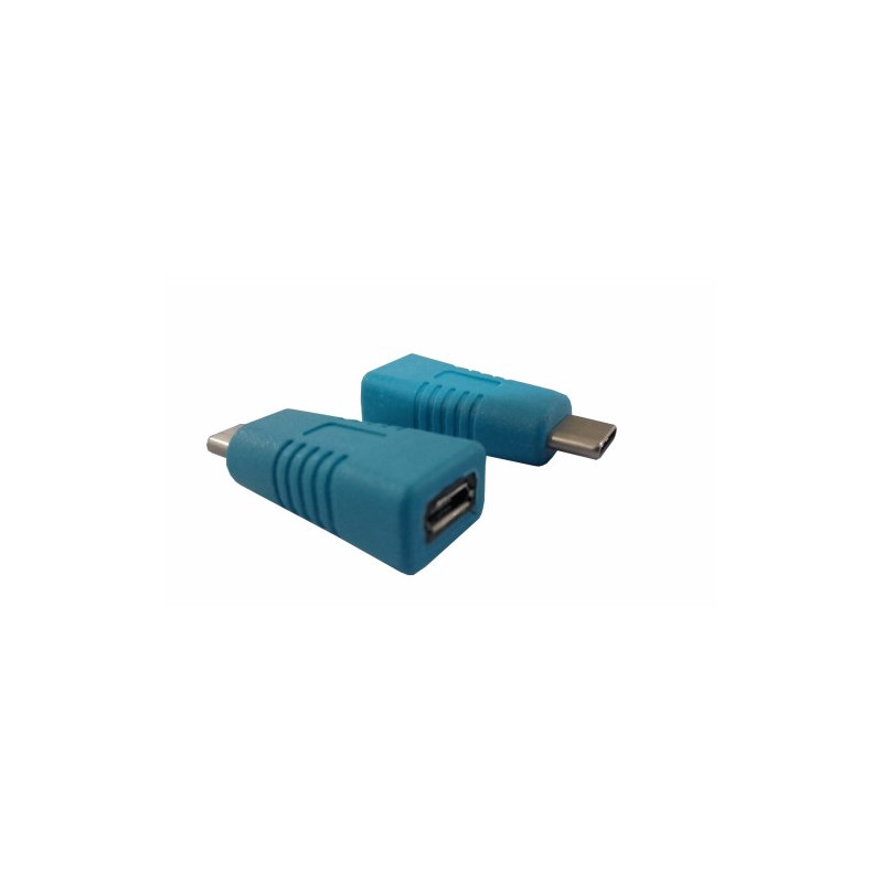 Adaptador microUSB Hembra 5p - Macho USB-C AVALVA