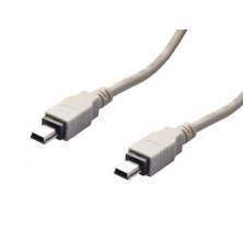 Conexión miniUSB B 5p Macho - Macho 2m AVALVA