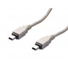 Conexión miniUSB B 5p Macho - Macho 2m AVALVA