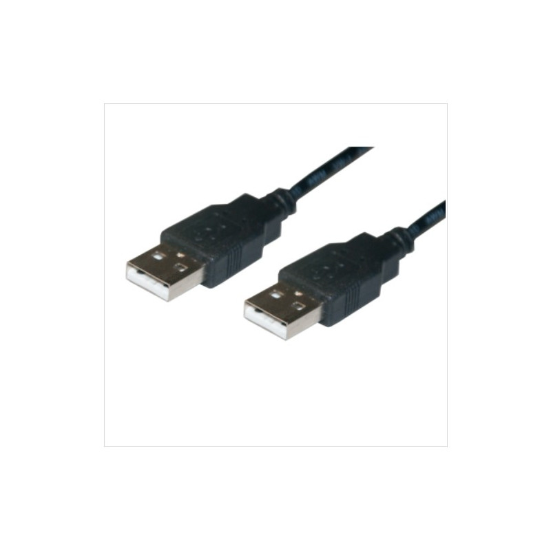Conexión USB Macho A - Macho A 0,5m AVALVA