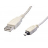 Conexión Firewire IEEE1394 4p - USB Macho A 2m AVALVA