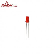 LED 5mm rojo AVALVA