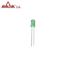 LED 5mm verde AVALVA