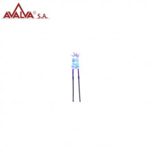 LED alto brillo 3mm Azul AVALVA