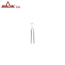 LED alto brillo 3mm Blanco AVALVA