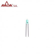 LED alto brillo 3mm Verde puro AVALVA