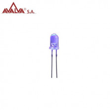 LED alto brillo 5mm Azul AVALVA