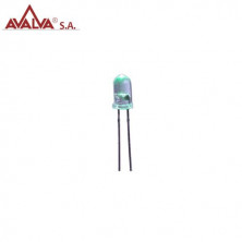 LED alto brillo 5mm Verde puro AVALVA
