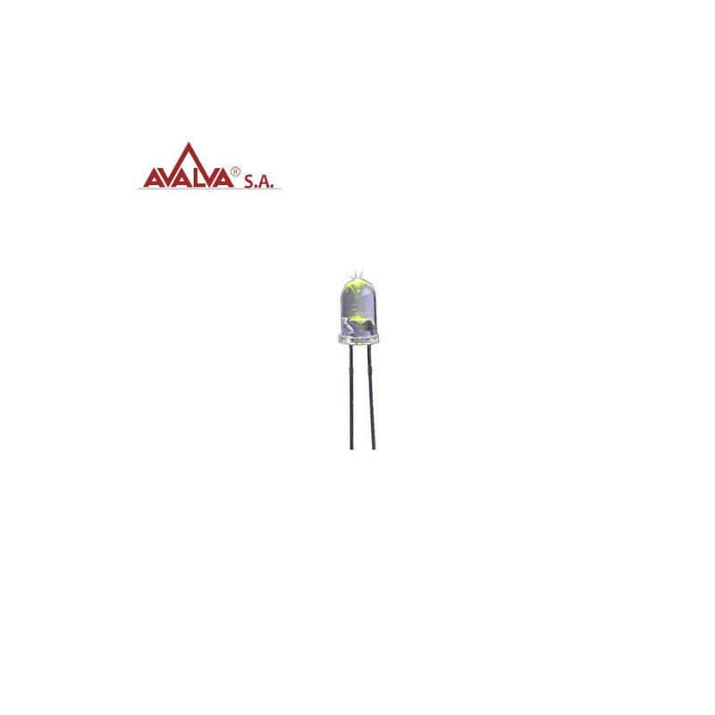 LED alto brillo 5mm Verde-limon AVALVA