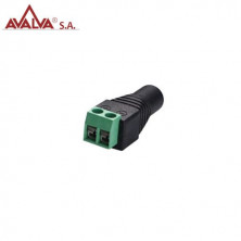 Conector alimentacion macho a borna AVALVA