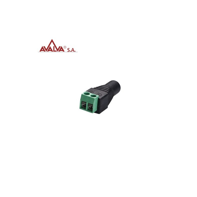 Conector alimentacion macho a borna AVALVA