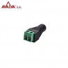 Conector alimentacion macho a borna AVALVA