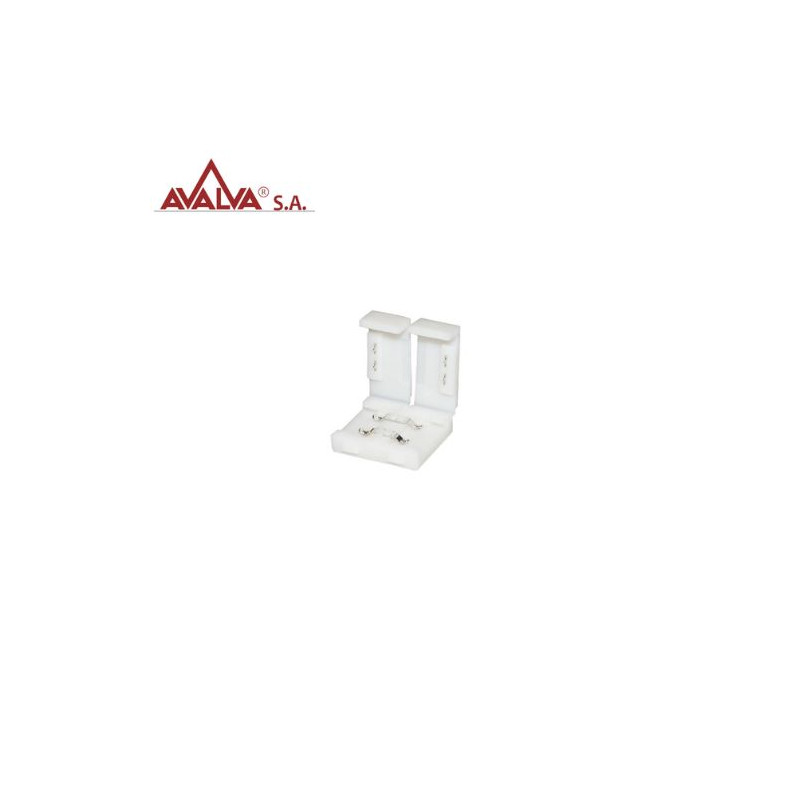 Conector clip para unir Tira de LED SMD 3528/2835 8mm AVALVA