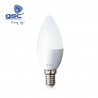 Bombilla Vela LED E14 6w 4200K 560 Lm GSC UUS