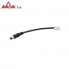 Cable para unir Tira de LED clip SMD 3528/2835 a conector macho de alimentación 12cm AVALVA