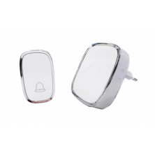 Timbre inalámbrico Emisor y receptor 150m 220V Pila 23A AVALVA