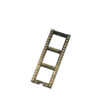 Zocalos  c/impreso 40c. Pines torneados AVALVA