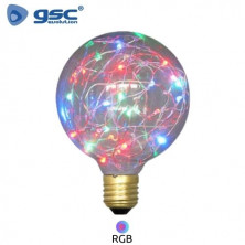 Bombilla Globo LED E27 G95 2w RGB 50 Lm Starlight Decorativa GSC C1/50