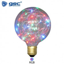 Bombilla Globo LED E27 G125 2w RGB 50 Lm Starlight Decorativa GSC C1/12