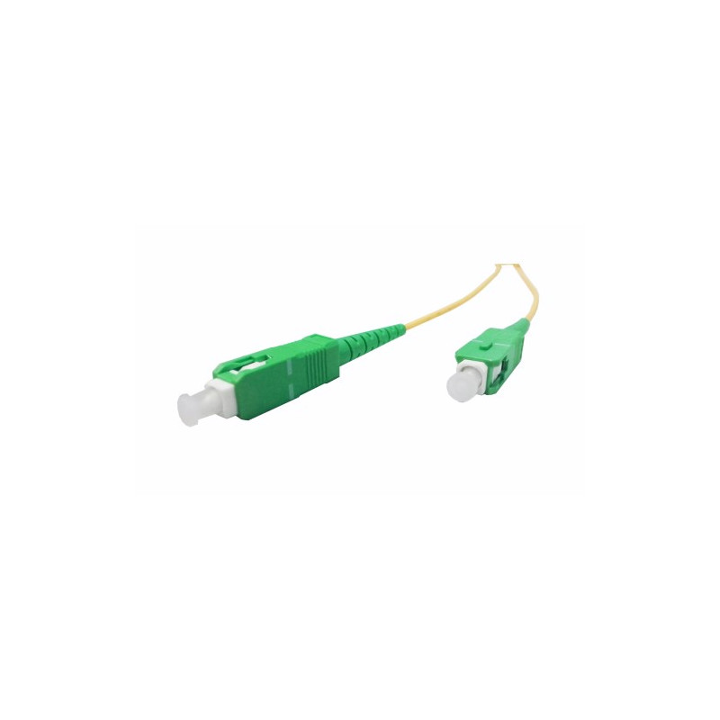 Conexion fibra optica SC/APC monomodo. 25m AVALVA