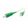 Conexion fibra optica SC/APC monomodo. 3m AVALVA