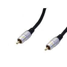 Conexion calidad profesional. Video. 2 RCA Macho. 1,5m. AVALVA