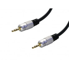 Conexion calidad profesional. Audio. 2 jack 3,5 estereo. 1,5m. AVALVA