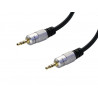 Conexion calidad profesional. Audio. 2 jack 3,5 estereo. 1,5m. AVALVA
