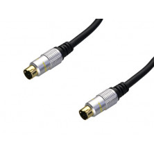 Conexion calidad profesional. Video. 2 miniDIN Macho 4c. 1,5m. AVALVA