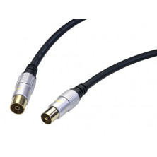 Conexion calidad profesional. TV. Macho-Hembra. 1,5m. AVALVA