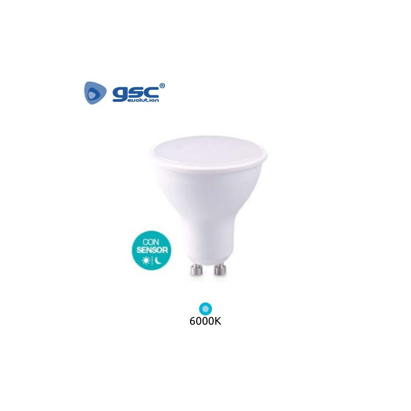 Bombilla Dicroica LED GU10 5w 6000K Crepuscular 220V GSC UUS