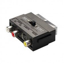 Adaptador Euro a 3RCA SVHS Avalva B