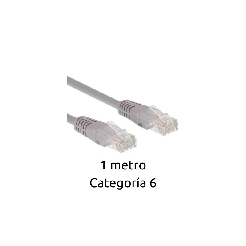 Cable Ethernet UTP flexible 1 metro Cat. 6 Blíster AVALVA