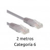 Cable Ethernet UTP flexible 2 metros Cat. 6 Blíster AVALVA