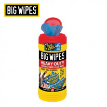 Toallitas limpiadoras Tubo 100 uds Heavy Duty Rojo BIG WIPES
