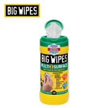 Toallitas limpiadoras BIODEGRADABLES Tubo 80 uds Verde BIG WIPES