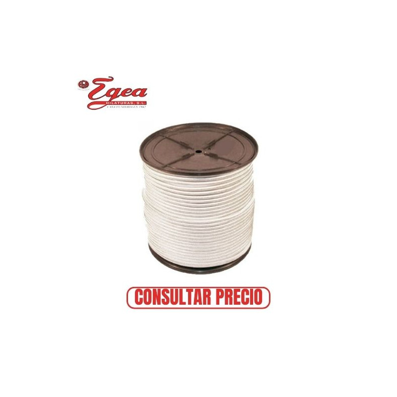 Goma Nylon 6mm Blanco Rollo 200m EGEA