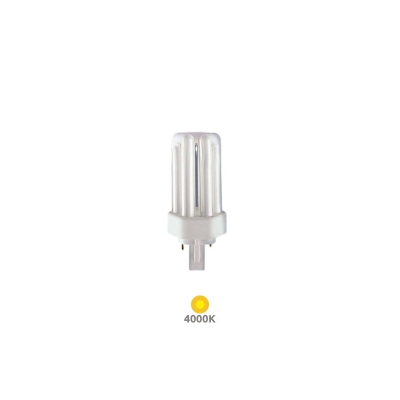 Bombilla Bajo Consumo PLC GX24d-3 2 Pins 26w 4000K 1800Lm 138x45mm GEMINI T CLAR C10
